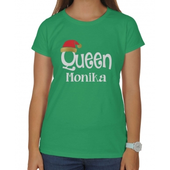 Koszulka damska świąteczna na mikołajki queen